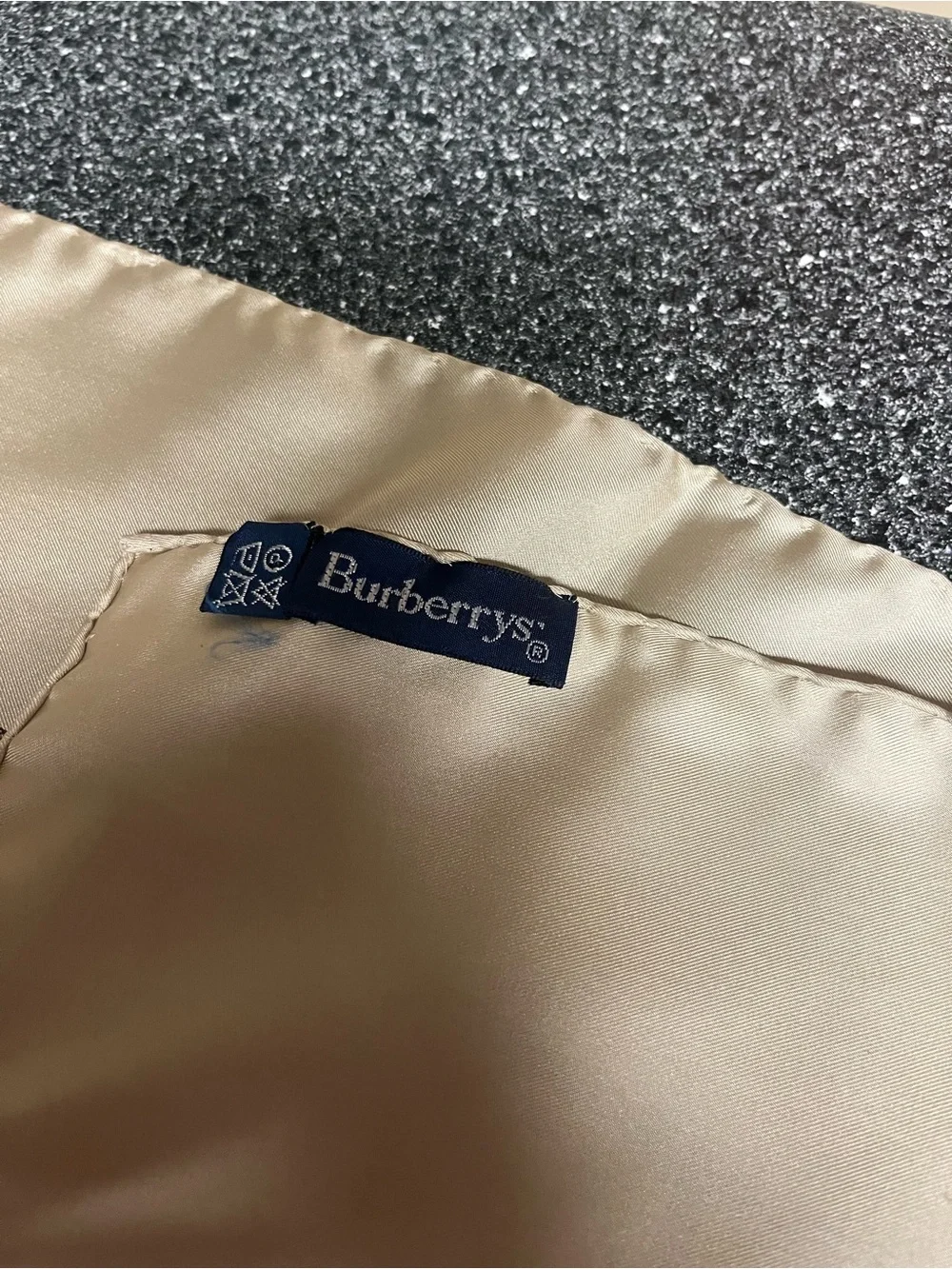 Authentic Vintage Burberrys Square scarf